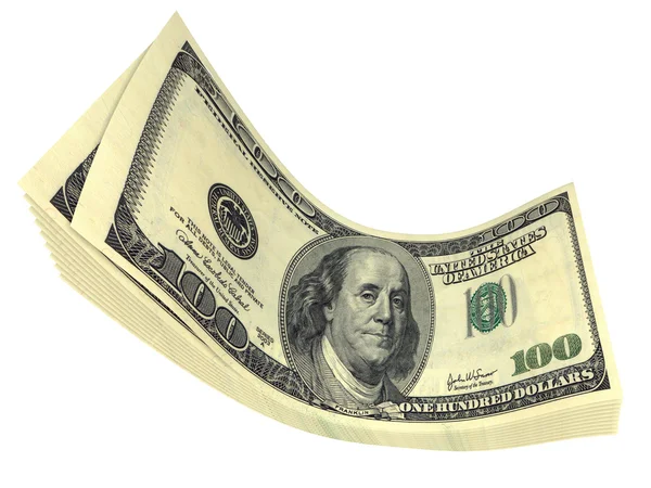 3D rendered image of several dollars — Stock Photo, Image