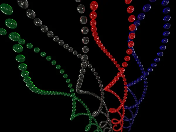 Datorgenererade helix strukturen — Φωτογραφία Αρχείου