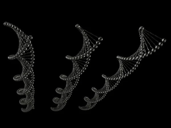 Modelo de ADN generado por el coputador —  Fotos de Stock