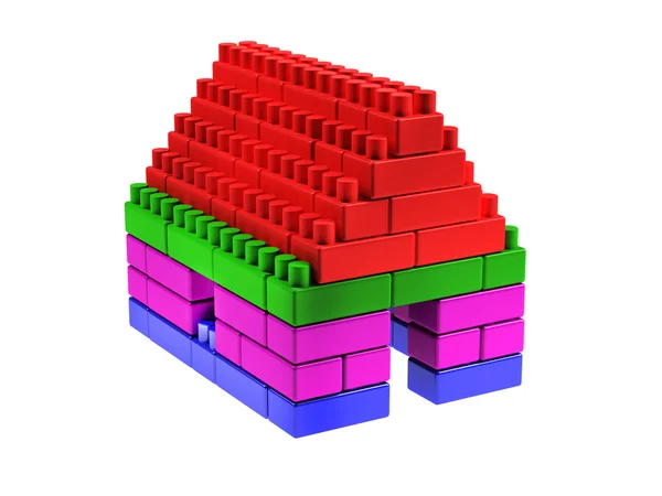 Domeček podle bloků — Stock fotografie