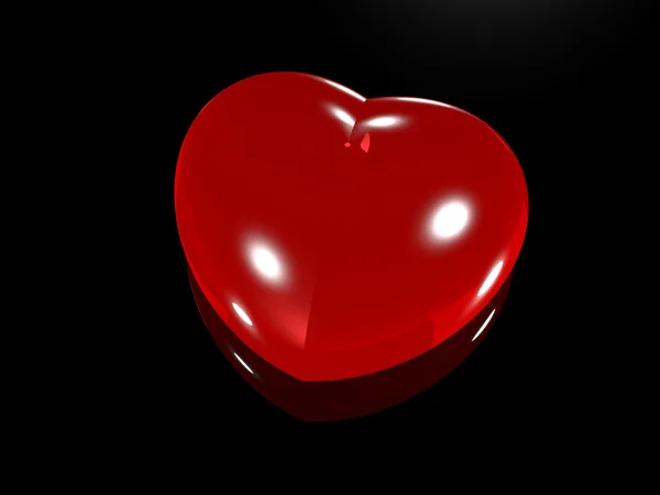 Cukroví jako Valentýnské srdce tvar — Stock fotografie