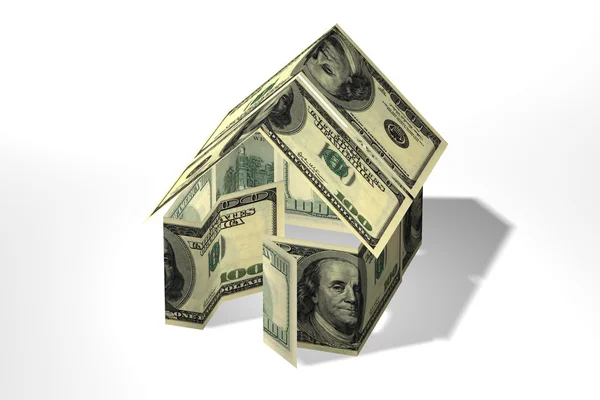 stock image Dollars house