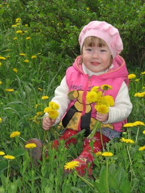 dandelions kızla