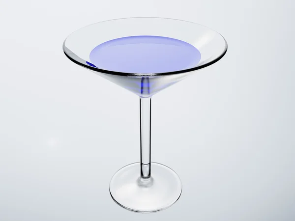 Cocktail glass on white background — Stock Photo, Image