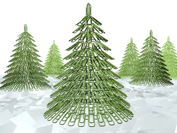 Christmas tree fastener — Stock Photo, Image