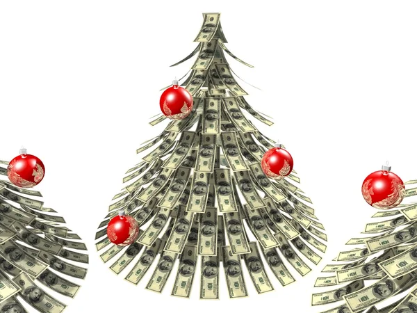 Christmas dollars — Stock Photo, Image