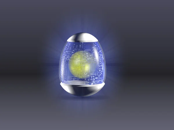 stock image Hight technology Easter egg