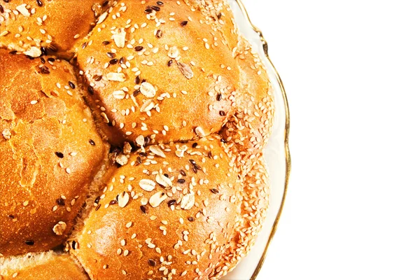 Macedonian bread with sesame seeds — Stock Photo, Image