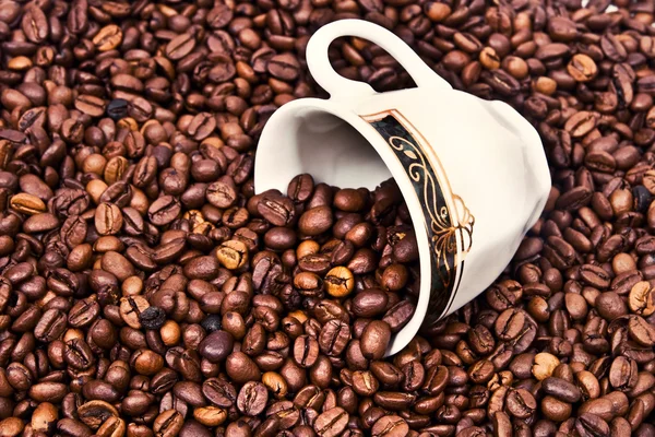 Kaffe med kaffekopp — Stockfoto