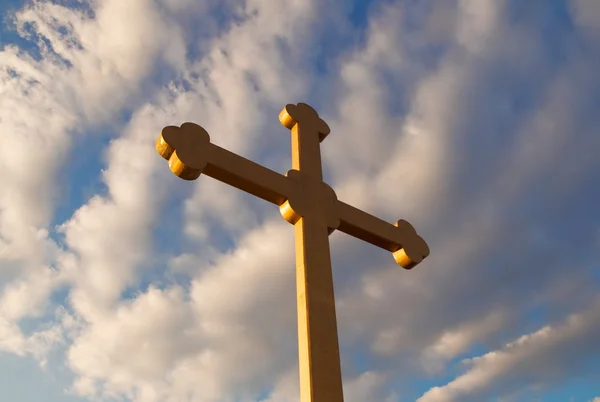 A cruz em Tri Krusi, Skopje — Fotografia de Stock
