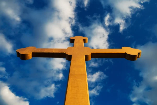 Το σταυρό στην tri krusi, Σκόπια — Φωτογραφία Αρχείου