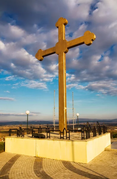 stock image The cross at Tri Krusi, Skopje