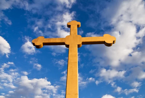 La croix à Tri Krusi, Skopje — Photo