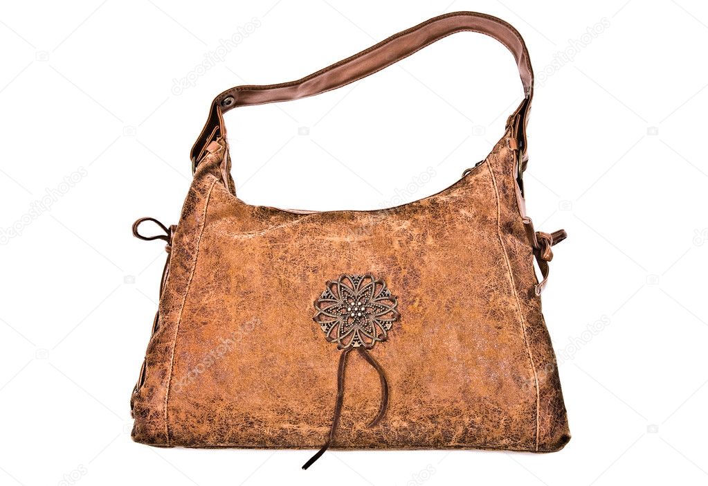 A leather purse