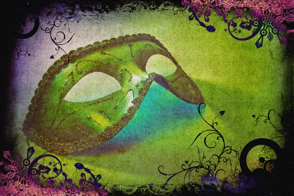 カーニバル マスク アートワーク — ストック写真
