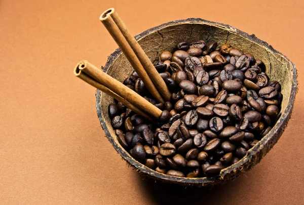 Palitos de café y canela — Foto de Stock