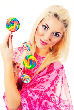 güzel sarışın lolipop