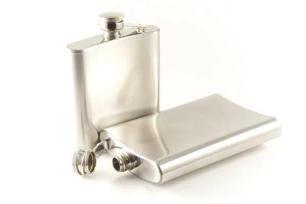 Flask for cognac and whisky — Stock Photo, Image