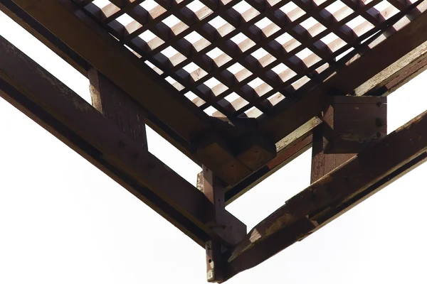 Wooden pergola — Stock Photo, Image