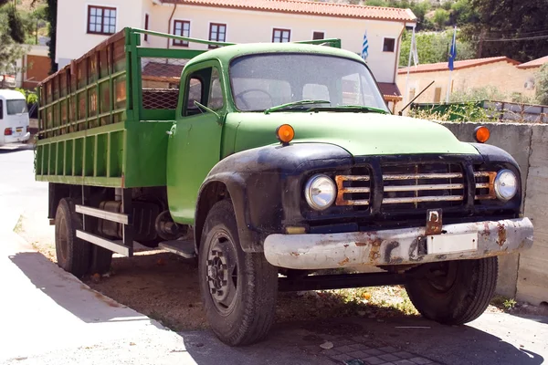 De oude Britse vrachtwagen — Stockfoto