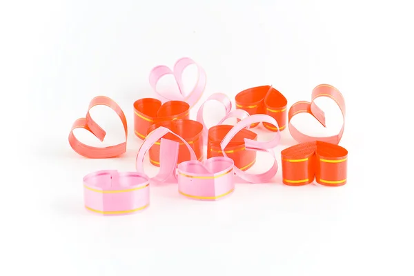 Ribbon-hearts — Stock fotografie