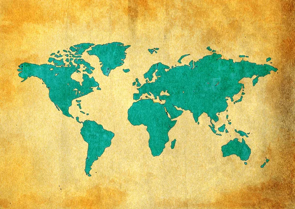 stock image Old world map 
