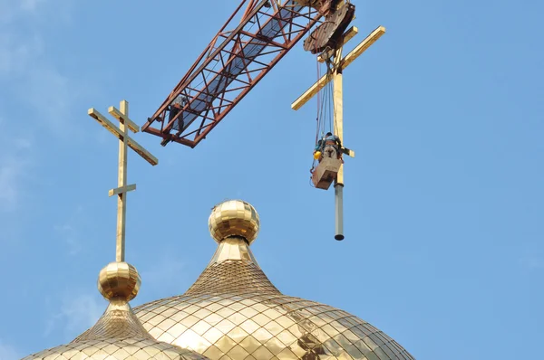 stock image Construction of a temple