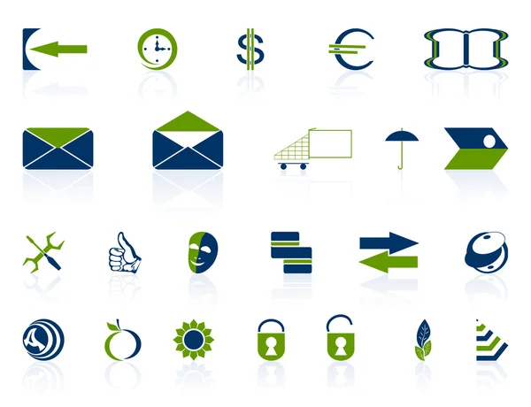 Complete set of icons. — Stock Vector