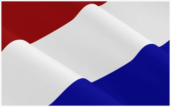 Flagge der Niederlande. — Stockfoto
