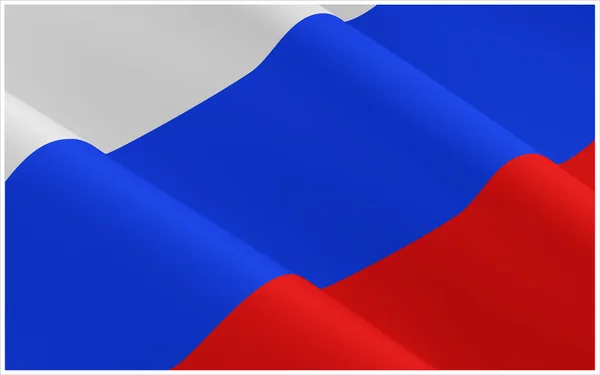 Ruská vlajka. — Stock fotografie