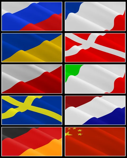 Zászlók. — Stock Fotó