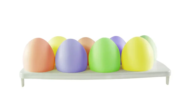 Цветные яйца — стоковое фото