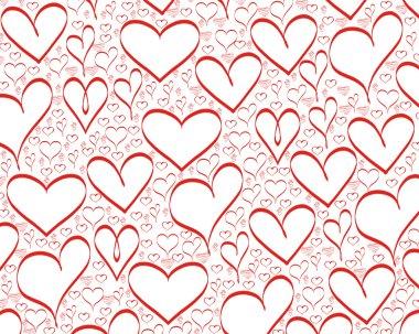 Hearts background clipart