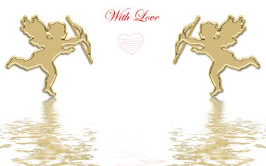 Valentines cupids clipart