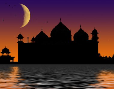 Islamic mosque clipart