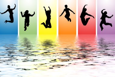 Jumping clipart