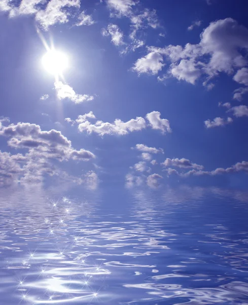 Cielo e oceano — Foto Stock