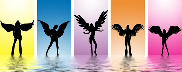 Taniec aniołów — Zdjęcie stockowe