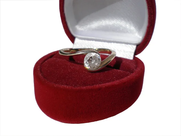 Zásnubní prsten — Stock fotografie