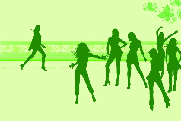 Mulheres dançantes — Fotografia de Stock