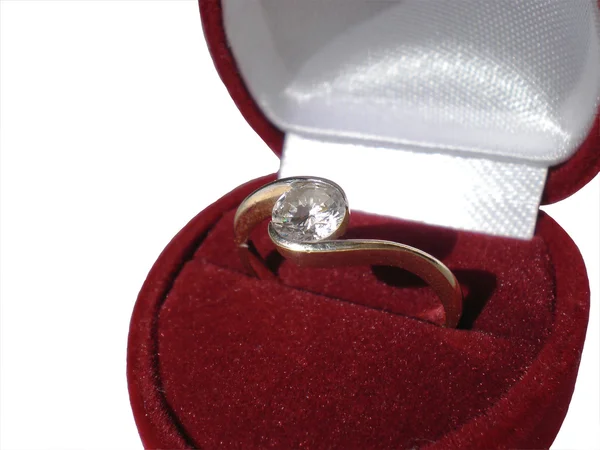 Nişan yüzüğü — Stok fotoğraf