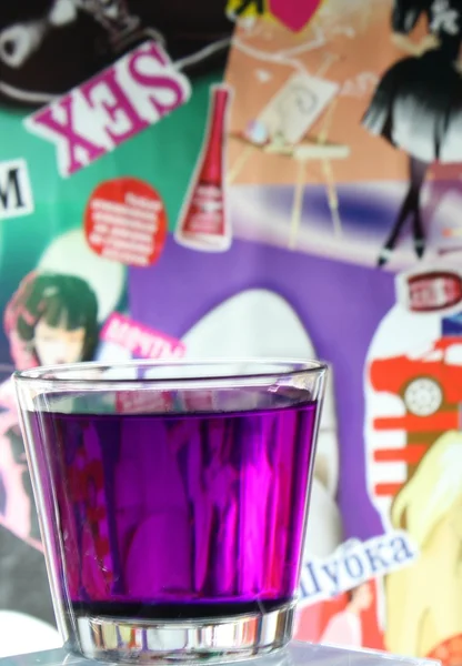 Bebida rosa — Fotografia de Stock