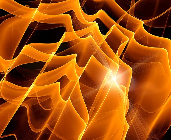 Fundo fractal quente abstrato — Fotografia de Stock