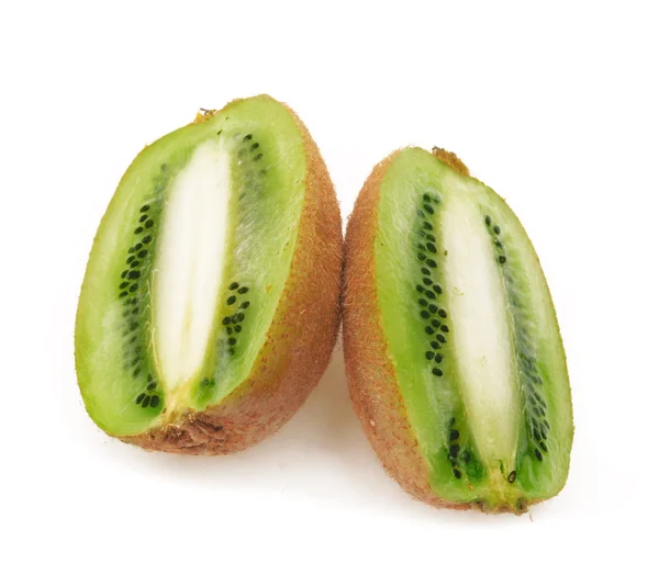 Sappige kiwi vruchten op witte achtergrond — Stockfoto