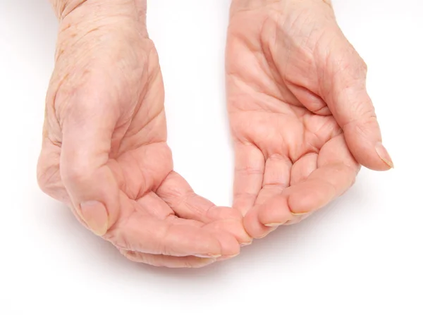 stock image Beautiful old lady's hands