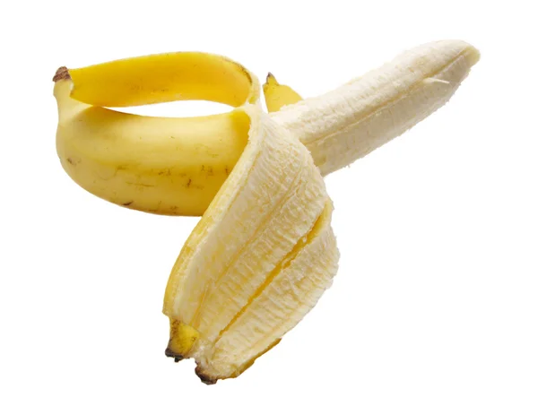 Желтый чистый банан — стоковое фото