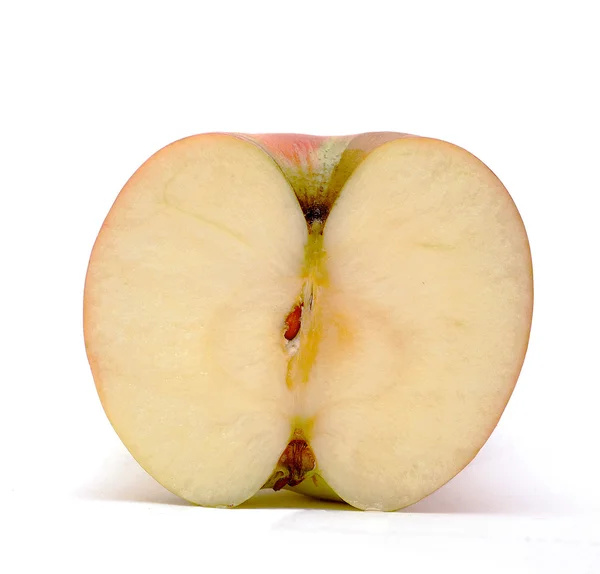 Parte de la manzana roja — Foto de Stock