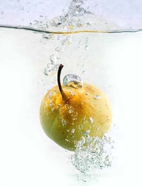 Pear splash — Stock Photo, Image