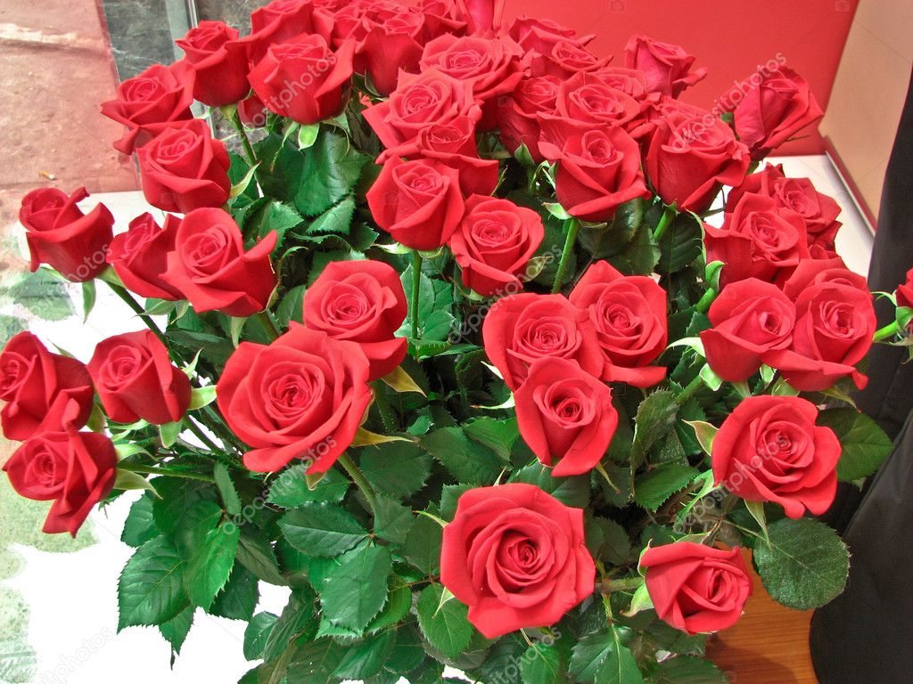 A bunch of red roses — Stock Photo © bus2010 #2422509