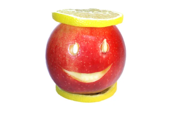 Smiling apple — Stock Photo, Image
